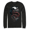 Men's Marvel Venom Close-Up  Adult Long Sleeve Shirt