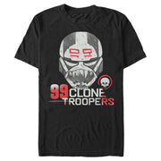 Men's Star Wars: The Bad Batch 99 Clone Troopers  Adult T-Shirt