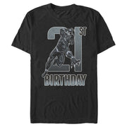 Men's Marvel Black Panther 21st Birthday  Adult T-Shirt