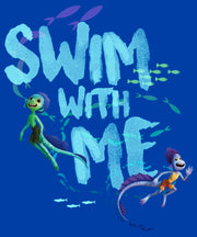 Men's Luca Swim With Me Sea Monsters  Adult T-Shirt