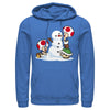 Men's Nintendo Toad Snowman  Adult Pull Over Hoodie