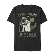 Men's Star Wars Yoda Best Uncle  Adult T-Shirt