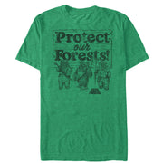 Men's Star Wars Ewok Protect Our Forests  Adult T-Shirt