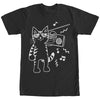 Men's Lost Gods Boombox Cat Cartoon  Adult T-Shirt