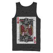 Men's Star Wars Vader in the Cards  Adult Tank Top