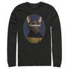 Men's Star Trek: The Next Generation Lieutenant Commander Geordi La Forge Cat  Adult Long Sleeve Shirt