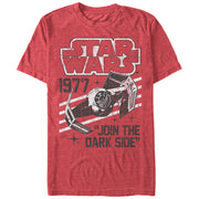 Men's Star Wars Darth Vader's TIE Fighter 1977  Adult T-Shirt