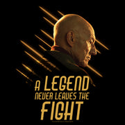 Men's Star Trek: Picard A Legend Never Leaves the Fight Picard  Adult T-Shirt