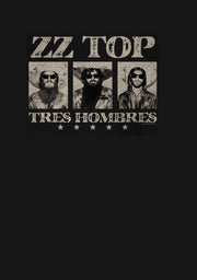 Men's ZZ TOP Tres Hombres  Adult Long Sleeve Shirt