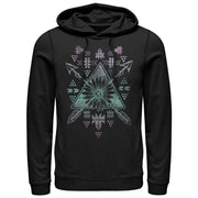 Men's Lost Gods Arrow Tribal Print  Adult Pull Over Hoodie