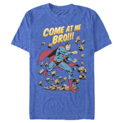 Men's Superman Come At Me Bro  Adult T-Shirt