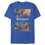 Men's Magic: The Gathering Character Panels  Adult T-Shirt