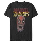 Men's Marvel Zombies Deadpool Face  Adult T-Shirt