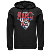 Men's Nintendo Team Super Mario Emblem  Adult Pull Over Hoodie