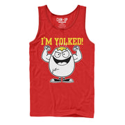 Men's CHIN UP I'm Yolked  Adult Tank Top