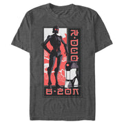 Men's Star Wars: Visions C-3PO and R2-D2 Anime  Adult T-Shirt