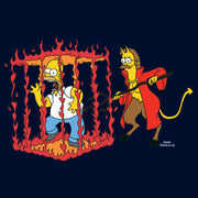 Men's The Simpsons Devil Flanders  Adult Long Sleeve Shirt