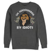 Men's Lion King Scar Surrounded by Idiots  Adult Sweatshirt