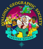 Men's Strange World Avalonia Geographic Society Venture Beyond Group  Adult T-Shirt