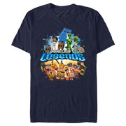 Men's Minecraft Legends Poster  Adult T-Shirt