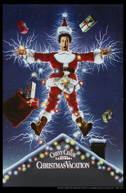 Men's National Lampoon's Christmas Vacation Electrified Poster  Adult T-Shirt