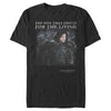 Men's Game of Thrones Jon Snow Fight for Living  Adult T-Shirt