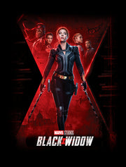 Men's Marvel: Black Widow Official Movie Poster  Adult T-Shirt