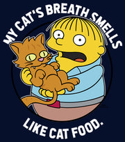 Men's The Simpsons Ralph and His Cat  Adult Pull Over Hoodie