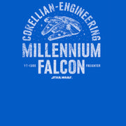 Men's Star Wars Millennium Falcon Corellian Engineering  Adult T-Shirt