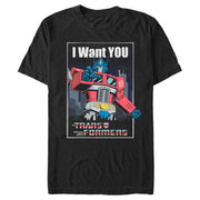 Men's Transformers Optimus Prime Wants You  Adult T-Shirt