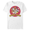 Men's Looney Tunes Character Classic Circle  Adult T-Shirt