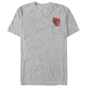 Men's Marvel Deadpool Cartoon Pocket  Adult T-Shirt