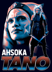 Men's Star Wars: The Mandalorian Ahsoka Tano Portrait  Adult T-Shirt