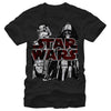 Men's Star Wars The Force Awakens Kylo Ren and Captain Phasma  Adult T-Shirt