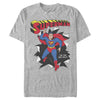 Men's Superman Only One Hero Rip  Adult T-Shirt