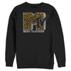 Men's MTV Cheetah Print Logo  Adult Sweatshirt