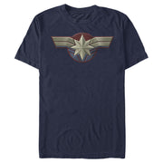 Men's Marvel Captain Marvel Simple Star Symbol  Adult T-Shirt