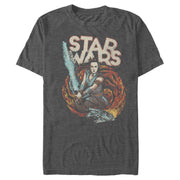 Men's Star Wars: The Rise of Skywalker Rey Retro Swirl  Adult T-Shirt