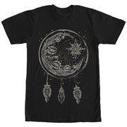 Men's Lost Gods Moon Dream Catcher  Adult T-Shirt