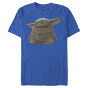 Men's Star Wars: The Mandalorian The Child Portrait  Adult T-Shirt