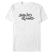 Men's Squid Game Logo White  Adult T-Shirt