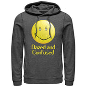 Men's Dazed and Confused Big Smiley Logo  Adult Pull Over Hoodie