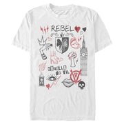 Men's Cruella Rebel Icons  Adult T-Shirt