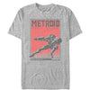 Men's Nintendo Metroid Samus Returns Poster  Adult T-Shirt