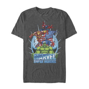 Men's Marvel Patriotic Heroes  Adult T-Shirt