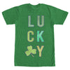 Men's Lost Gods St. Patrick's Day Lucky Tie-Dye Fill  Adult T-Shirt