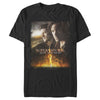 Men's Supernatural Fiery Brother Poster  Adult T-Shirt