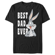 Men's Looney Tunes Father's Day Bugs Bunny Best Dad Ever  Adult T-Shirt