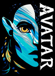 Men's Avatar: The Way of Water Neytiri Half Face Logo  Adult T-Shirt