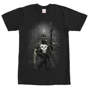 Men's Marvel Punisher Gas Mask  Adult T-Shirt